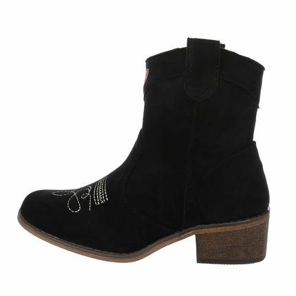 Damen Western- & Bikerboots - black
