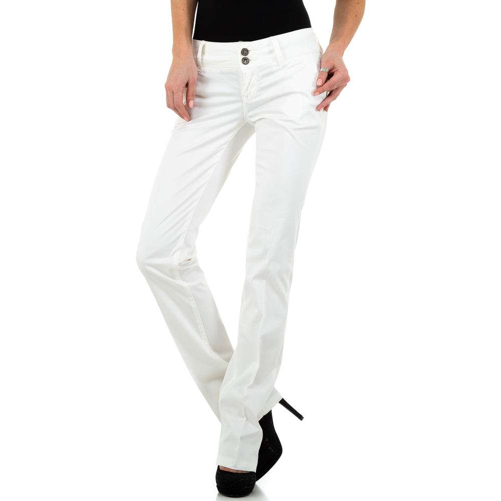 Pantaloni pentru femei de la Dromedar - alb - image 5