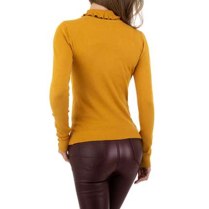 Damen Pullover von Glo Story - yellow
