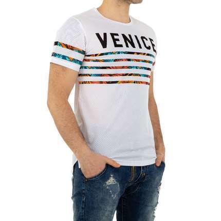 Herren T-shirt von Glo Story - white