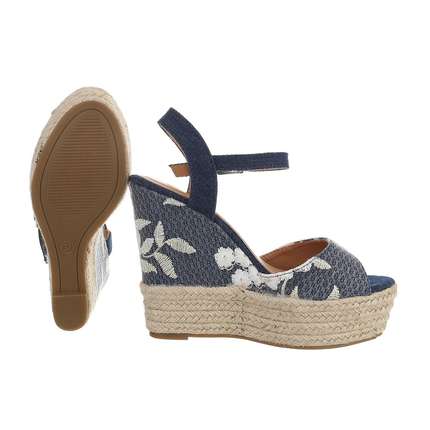 Damen Keilsandaletten - DK.blue