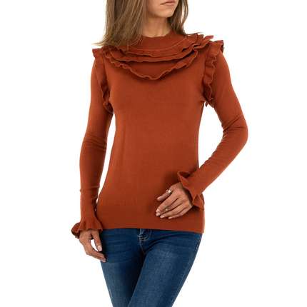 Damen Pullover von SHK Paris Gr. One Size - camel