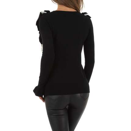 Damen Pullover von SHK Paris Gr. One Size - blackwhite