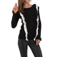 Damen Pullover von SHK Paris Gr. One Size - blackwhite