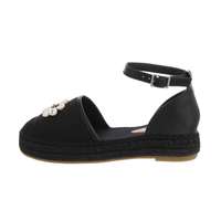 Damen Keilsandaletten - black