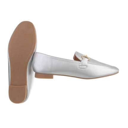 Damen Slipper - silver