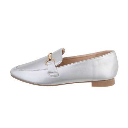 Damen Slipper - silver Gr. 37