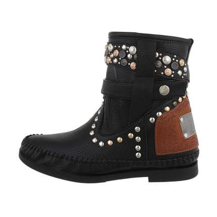 Damen Western- & Bikerboots - black