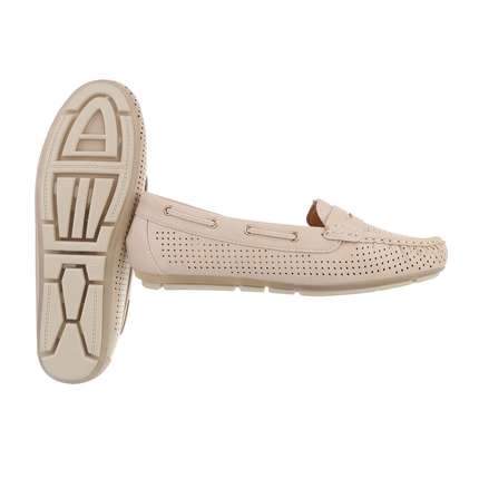 Damen Mokassins - beige