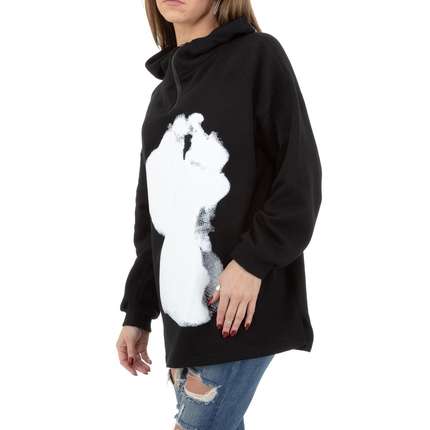 Damen Sweatshirt von JCL Gr. One Size - blackwhite