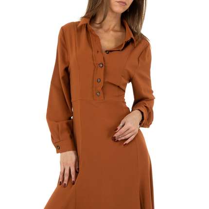 Damen Kleid von JCL - brown