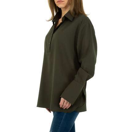 Damen Hemdbluse von JCL - khaki