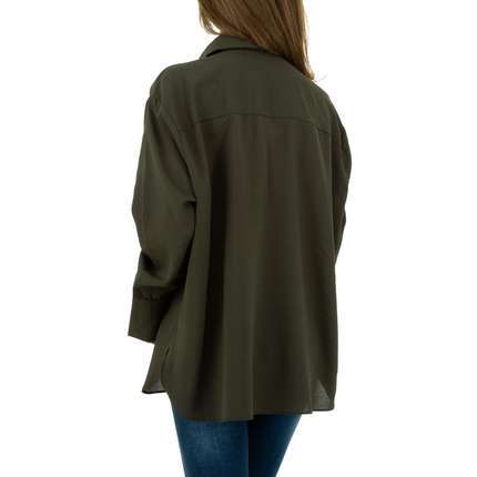 Damen Hemdbluse von JCL - khaki