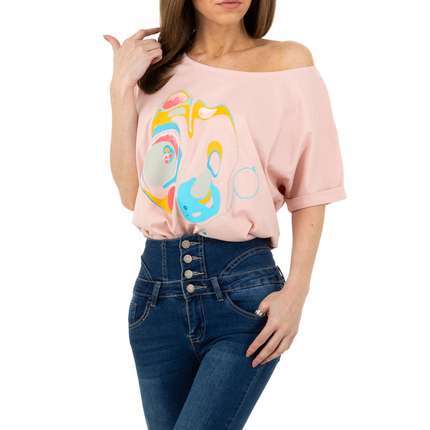 Damen Shirt von Glo Story - rose