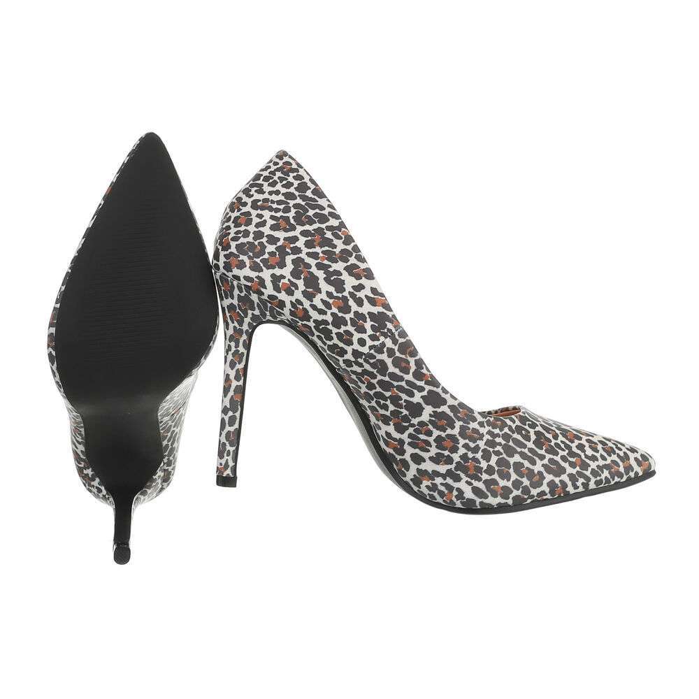 Pantofi cu toc înalt pentru femei - leopard - image 2