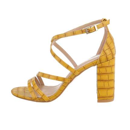 Damen Sandaletten - yellow