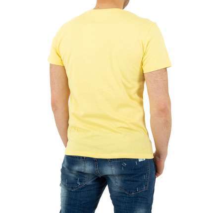 Herren T-shirt von Glo Story - yellow