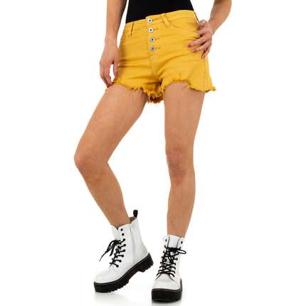 Damen Shorts von Daysie Jeans Gr. S/36 - yellow
