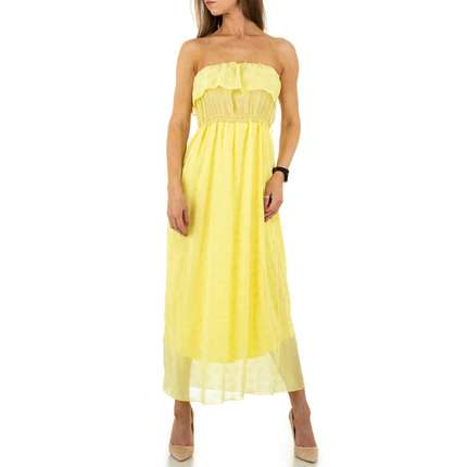 Damen Kleid von Metrofive - yellow