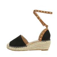 Damen Keilsandaletten - black