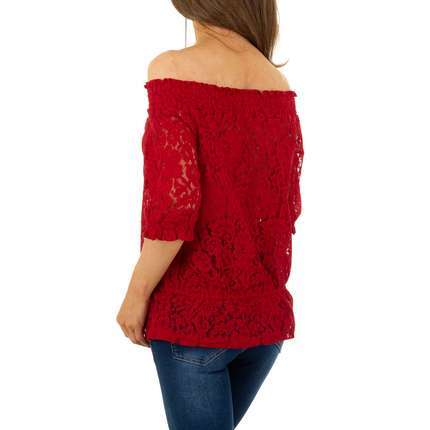 Damen Bluse von Metrofive - red