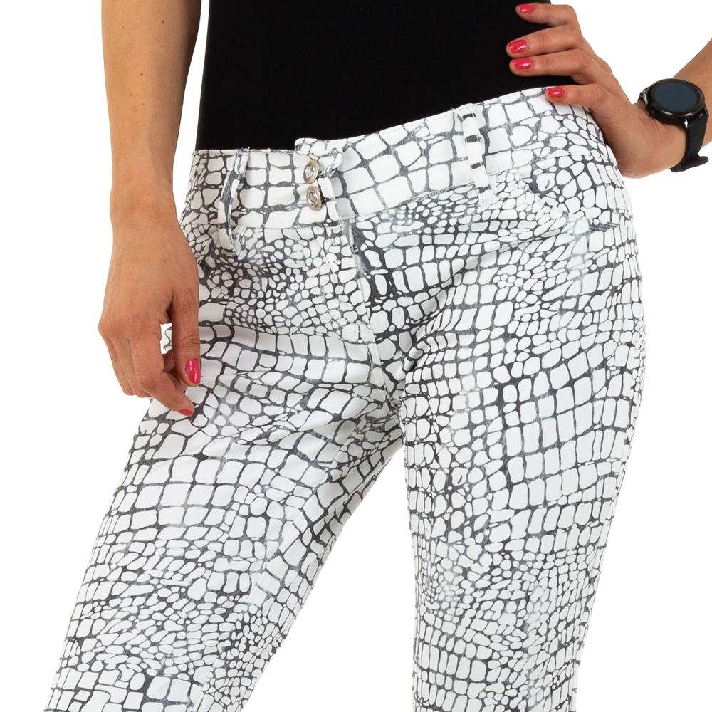 Pantaloni de dama Metrofive - albi - image 5