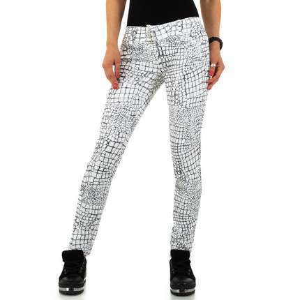Damen Hose von Metrofive - white
