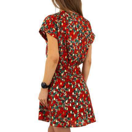 Damen Kleid von Voyelles - red