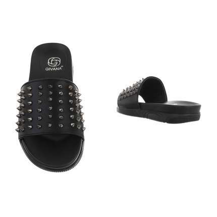 Damen Pantoletten - black