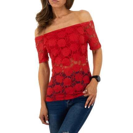 Damen Bluse von Whoo Fashion - red