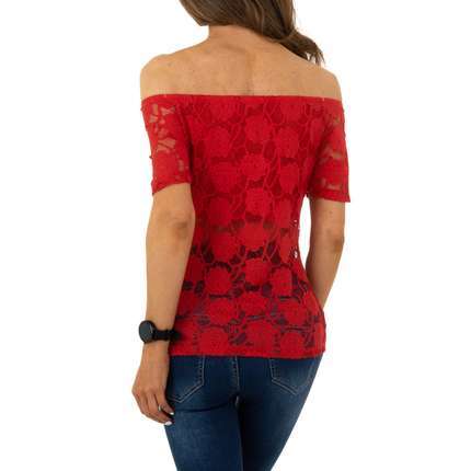 Damen Bluse von Whoo Fashion - red