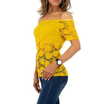 Damen Bluse von Whoo Fashion - yellow