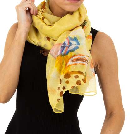 Damen Schal von Holala Gr. One Size - jaune