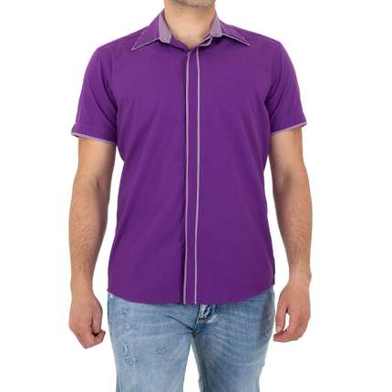 Herren Hemd von Climmer Gr. 56/58/XL - violet