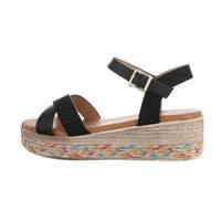 Damen Keilsandaletten - black