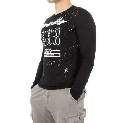 Herren T-shirt von Nanqier - black
