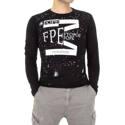 Herren T-shirt von Nanqier - black
