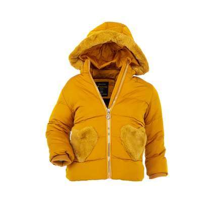 Mdchen Jacke von Nature Gr. 80 - yellow