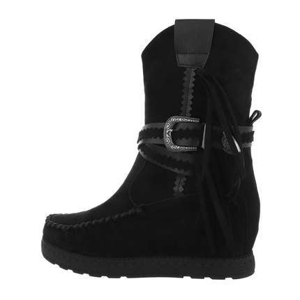 Damen Keilstiefeletten - black
