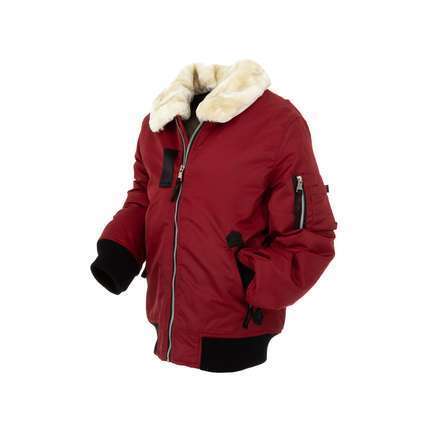 Jungen Jacke von Nature - red