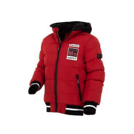 Jungen Jacke von Nature - red