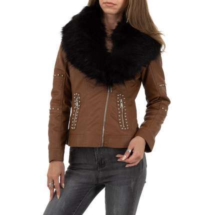 Damen Mantel von Metrofive - brown