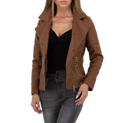 Damen Mantel von Metrofive - brown
