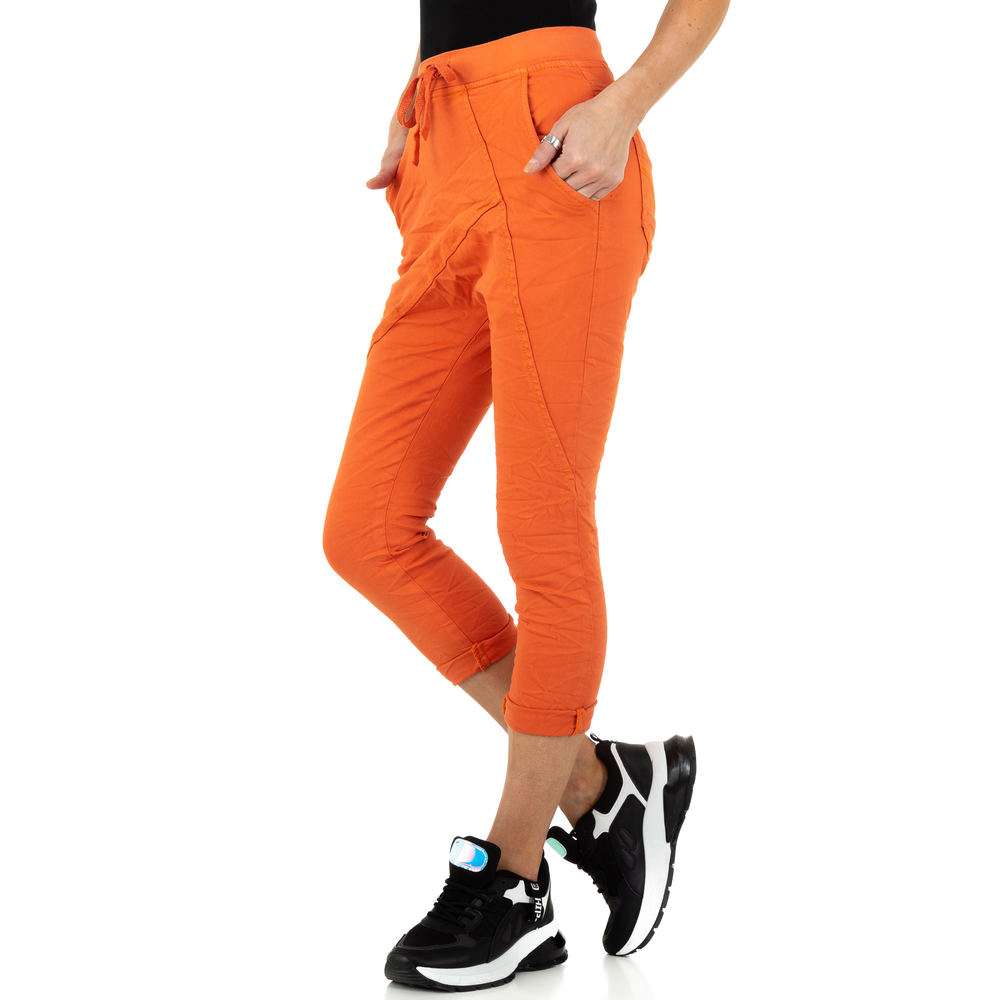 Pantaloni de dama Place du Jour - portocaliu - image 2