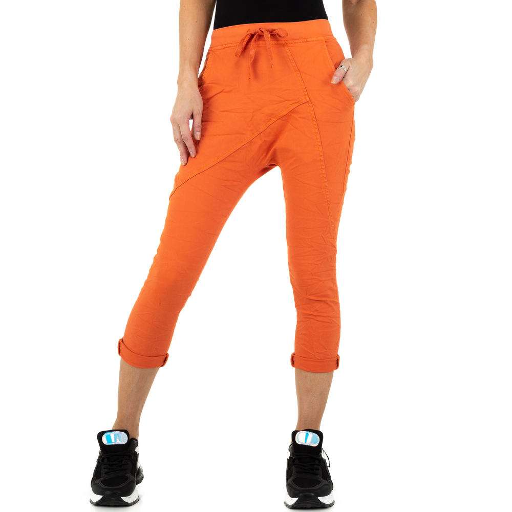 Pantaloni de dama Place du Jour - portocaliu - image 5