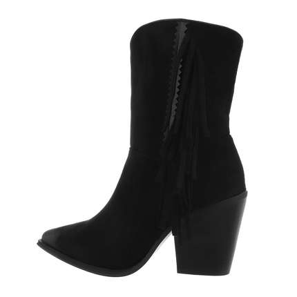 Damen Western- & Bikerboots - black