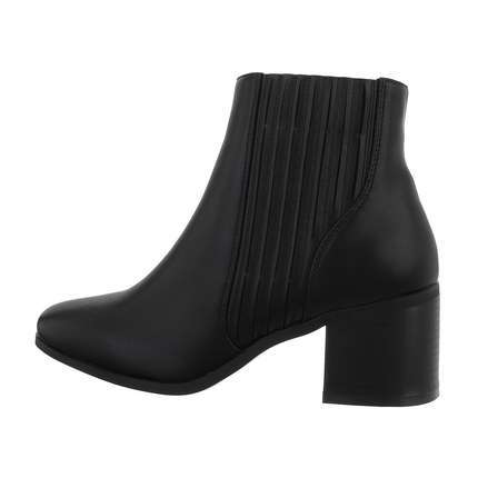 Damen High-Heel Stiefeletten - black