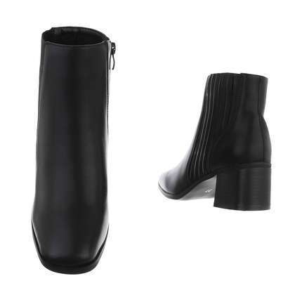 Damen High-Heel Stiefeletten - black