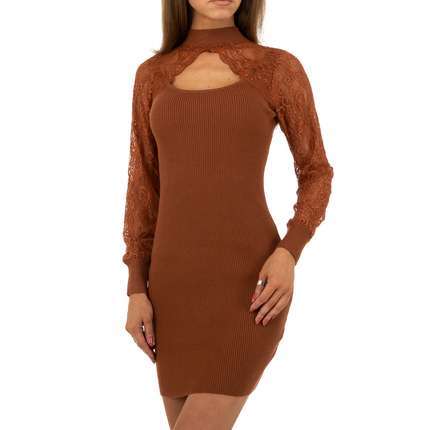 Damen Kleid von Whoo Fashion Gr. One Size - DK.orange