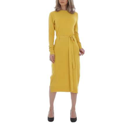 Damen Kleid von Whoo Fashion Gr. One Size - yellow
